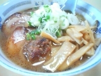 「ネギチャーシュー+メンマ（￥730+￥50）」@手打ラーメン 長八の写真