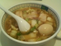 「煮卵ラーメン」@どうとんぼり神座 新宿店の写真