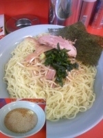 「つけ麺（醤油）￥850 中盛￥100」@ラーメンショップ 薮塚店の写真