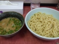 「つけ麺+大盛り」@自家製太打麺 勢拉 西千葉店の写真