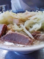 「ラーメン（ニンニク、脂多め、味濃いめ）600円」@らーめん大 蒲田店の写真