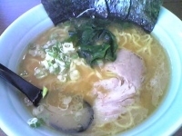 「らーめん中盛 太麺 750円」@横浜家系らーめん たま家の写真