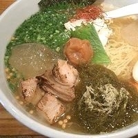 「鱧と梅の冷し潮らぁ麺」@麺や 庄のの写真