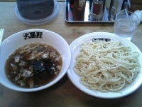 「肉入りつけそば」@中野大勝軒の写真