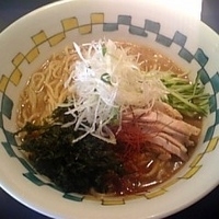 「和風冷やし味噌麺 800円」@らーめん 神田 磯野の写真