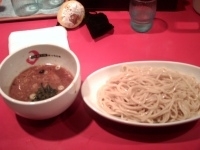 「醤油ごんぶとつけ麺」@つけめん工房 浅草製麺所の写真