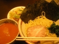 「味噌つけめん850円キャベチャー100円」@横浜 六角家 御徒町店の写真