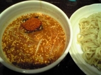 「辛つけ麺730円（中盛無料）」@麺屋はつがい 練馬店の写真