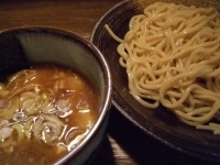 「つけ麺（中盛り）」@つけ麺処 つぼや 天六店の写真