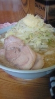 「小ラーメン（ヤサイ、ニンニク）」@ラーメン二郎 亀戸店の写真