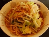 「野菜そば/中（700円）」@つけ麺 まるかみの写真
