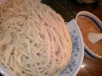 「メンマつけめん 特大 500グラム 850円」@大勝軒 十五夜 新宿御苑店の写真