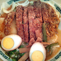 「DIDI麺 980円 大盛券 100円」@桂花ラーメン 渋谷センター街店の写真