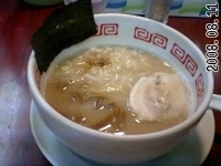 「塩とんこつ（700円）」@博多長浜らーめん 楓神の写真