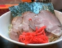 「もりそば半チャーシュー（冷盛）910円」@名物ラーメン一力の写真