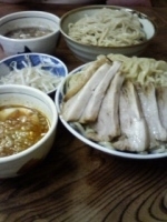 「みそつけ麺特盛バカ豚700円+150円+300円=1150円」@明心角ふじの写真