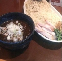 「煮干と鰹の二種盛 冷やしつけめん」@UNDER GROUND RAMENの写真