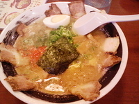 「夢丸らあめん（半餃子、ご飯Aセット）」@ぢどりらあめん吉兆夢の写真