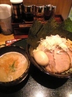 「特製にんにくつけそば」@つけめん 誉 大宮店の写真