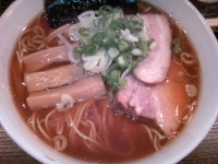 「中華そば 中盛（250グラム）750円」@BASSO ドリルマンの写真