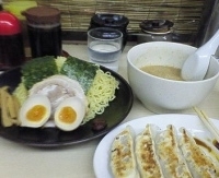 「冷やしつけ麺（味噌）（700円）」@ラーメン専科 めん吉の写真