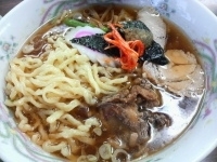 「ラーメン（ご飯・漬物・ところてん付） ￥550」@カネダイの写真