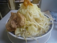 「塩らーめん（ニンニク）」@鶏とふじの写真