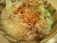 「味噌ラーメン（中）+チャーシュー飯（680円+250円）」@どてちんの写真