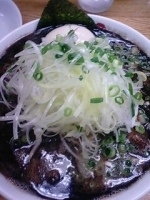 「ねぎら〜めん（味玉）+半めし」@なんつッ亭 弐 品川店の写真