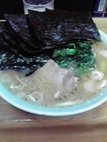 「ラーメン並+ほうれん草+のり」@千葉家の写真