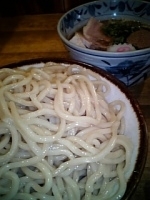 「つけ麺（大盛）+半肉盛」@基玄の写真