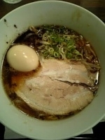 「醤油らぁ麺 新三河島式+味玉」@ちゃぶ屋 とんこつらぁ麺 CHABUTON 恵比寿東口店の写真