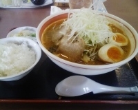 「辛味噌らーめん」@万八らーめん 下北店の写真