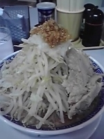 「角ふじ麺（ニンニク）」@鶏とふじの写真