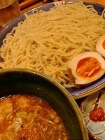 「つけそば並カレー味」@支那そば 一本気の写真