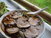 「アリランチャーシュウラーメン（辛口）」@アリランらあめん 八平の写真