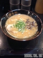 「ラーメン バリ固 500円」@博多奴の写真