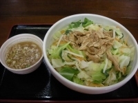 「野菜油そば（800円）中盛（100円）」@喜奴屋の写真