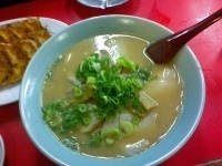 「チャーシュウ麺&餃子」@銀閣の写真