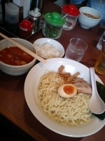 「辛つけ麺」@ひごもんず 品川店の写真