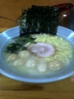 「塩ラーメン うずらの卵増し 半ライス」@横浜ラーメン 湘家 前橋店の写真