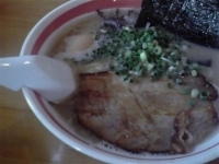 「味玉細麺[\650]+替え玉[\100]」@とんこつラーメン 光★MENJIの写真