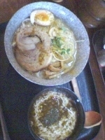 「カレーつけめん + 大盛り」@和風らーめん 凪の写真