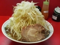 「ラーメン（太麺、野菜マシ）」@ラーメン 麺徳 東陽町店の写真