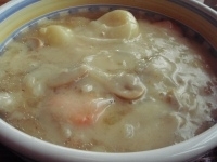 「ティファナ(クリームシチュー味/豚ブロック入り)サラダ、ドリンク」@世界のらーめん 貴陽の写真