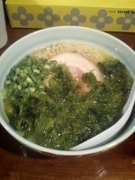 「らーめん（あおさ入り）」@らーめん まる玉 両国店の写真