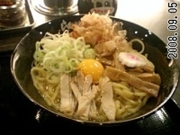 「まぜそば ジャンク・スパイス（750円）期間限定」@らあめん花月嵐 幸手南店の写真