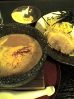 「石焼きつけめん橙（味噌味）+豆腐のデザート」@ら〜麺の創造 つけ麺岡崎の写真