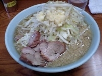「小ラーメン（ヤサイダブル・ニンニク）（600円）」@ラーメン二郎 亀戸店の写真