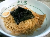 「油麺ダブル（750円）」@らーめん めん家の写真